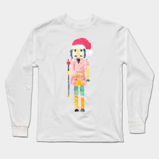 nutcracker character  watercolour painting Long Sleeve T-Shirt